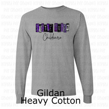 Load image into Gallery viewer, PREORDER CLOSES 6/14 (EXPECTED 6/30)  LITTLE HUSKY CHILDCARE License Plate ADULT Long Sleeve T-Shirt

