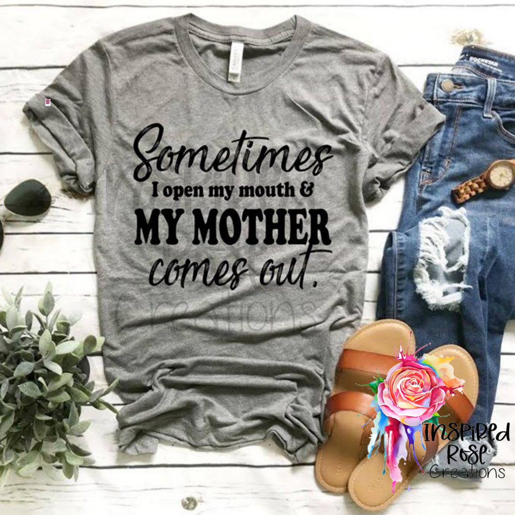 18. My Mother Comes Out - Design Choice