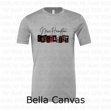 Load image into Gallery viewer, PREORDER CLOSES 6/14 (EXPECTED 6/30) NEW HAMPTON License Plate ADULT T-shirt

