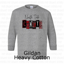 Load image into Gallery viewer, PREORDER CLOSES 6/14 (EXPECTED 6/30)  NORTH POLK License Plate YOUTH Long Sleeve T-Shirt
