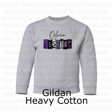 Load image into Gallery viewer, PREORDER CLOSES 6/14 (EXPECTED 6/30) OELWEIN License Plate YOUTH Crew Neck Sweatshirt
