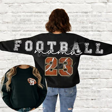 Load image into Gallery viewer, PREORDER CLOSES 6/14 (EXPECTED 6/30) Football Mama and Oversized Back
