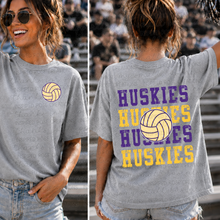 Load image into Gallery viewer, PREORDER Huskies Striped Volleyball
