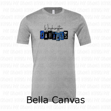 Load image into Gallery viewer, PREORDER CLOSES 6/14 (EXPECTED 6/30)  WASHINGTON WAHAWKS License Plate ADULT T-shirt
