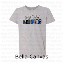 Load image into Gallery viewer, PREORDER CLOSES 6/14 (EXPECTED 6/30) WEST CENTRAL License Plate YOUTH T-Shirt
