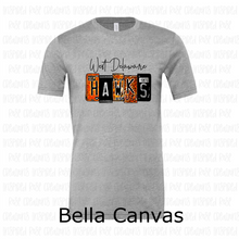 Load image into Gallery viewer, PREORDER CLOSES 6/14 (EXPECTED 6/30) WEST DELAWARE License Plate ADULT T-shirt
