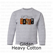 Load image into Gallery viewer, PREORDER CLOSES 6/14 (EXPECTED 6/30) WEST DELAWARE License Plate YOUTH Crew Neck Sweatshirt
