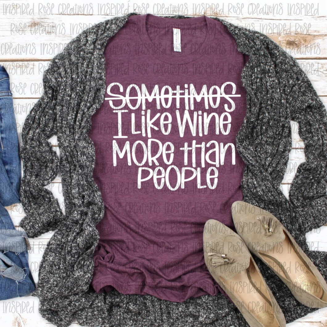 23. Sometimes I like Wine - Design Choice