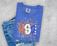 Load image into Gallery viewer, PREORDER CLOSES 6/14 (EXPECTED 6/30) USA Splatter Stars and Stripes
