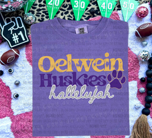 Load image into Gallery viewer, PREORDER CLOSES 6/14 (EXPECTED 6/30) Oelwein Huskies Hallelujah
