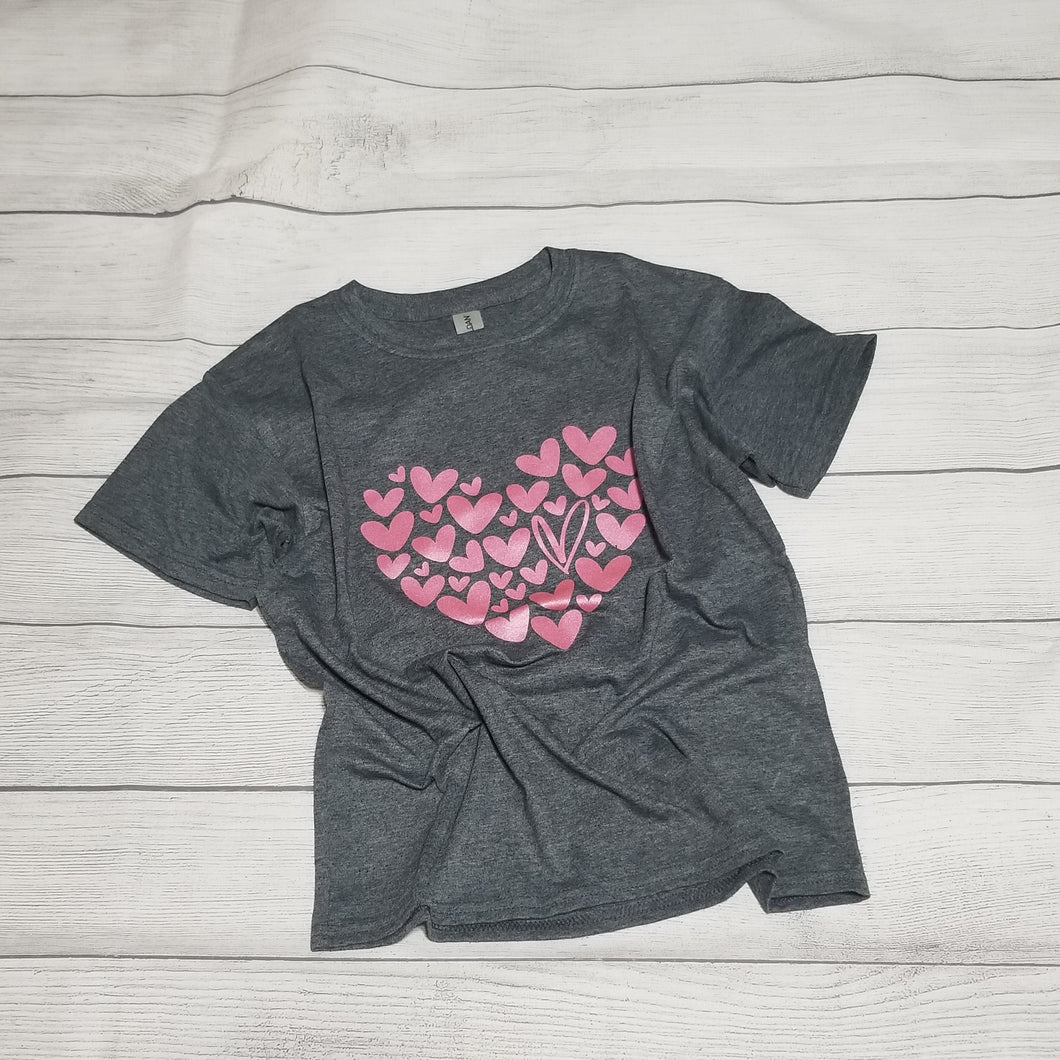 YOUTH Metallic Heart T-shirt